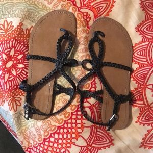 Black sandals !! From Target